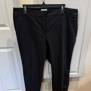 Chico's Black Tailored Ponte Trousers